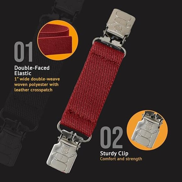 Hold’Em Mitten Glove Clips for Toddler & Kids Extra Tight Grip - Red - Picture 3 of 6